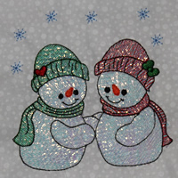 Free Mylar Snowman #144