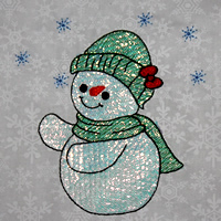 Free Mylar Snowman #149