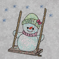 Mylar Snowman #160