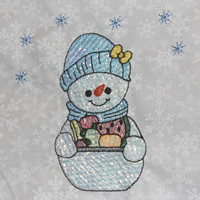 Free Mylar Snowman #170