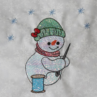 Free Mylar Snowman #184