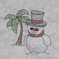 Free Mylar Snowman #39