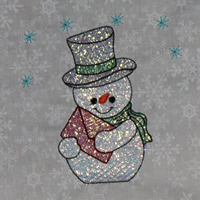 Free Mylar Snowman #60