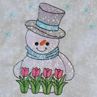 Free Mylar Snowman #72
