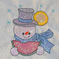 Free Mylar Snowman #80