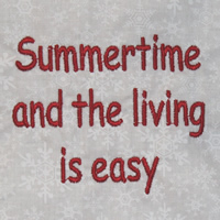Summetime And The Living Is Easy